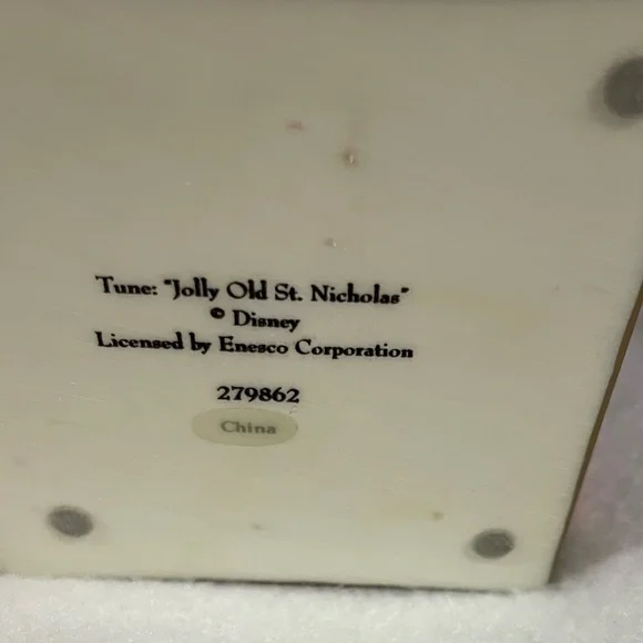 Enesco Red Mickey Mouse Musical Box - Picture 6 of 6